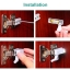 Auto open and close LED chip Kitchen Cabinet Cupboard Wardrobe sensor light switch electrical induction lamp hinge