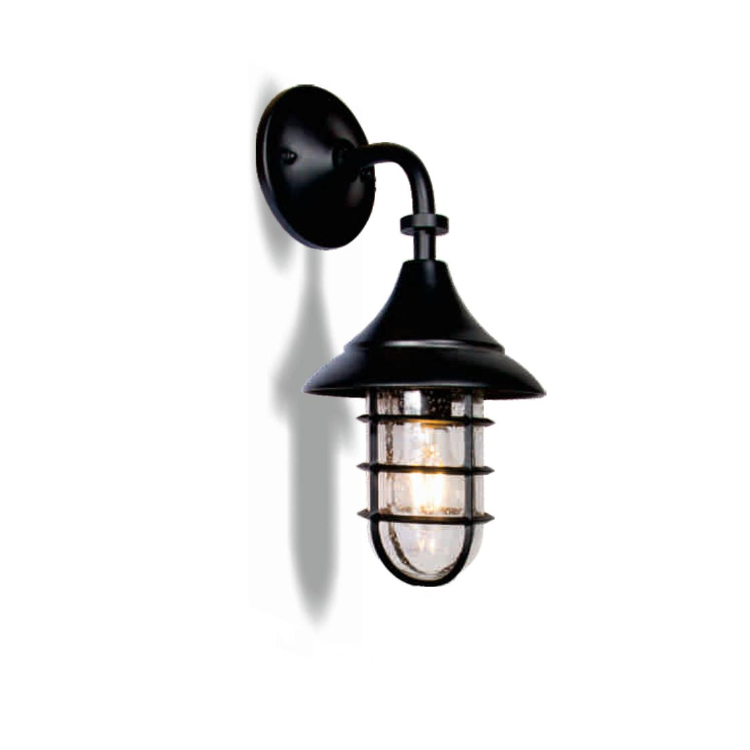 CE RoHS Approval E27 classic antique industrial iron outdoor wall mounted lamp