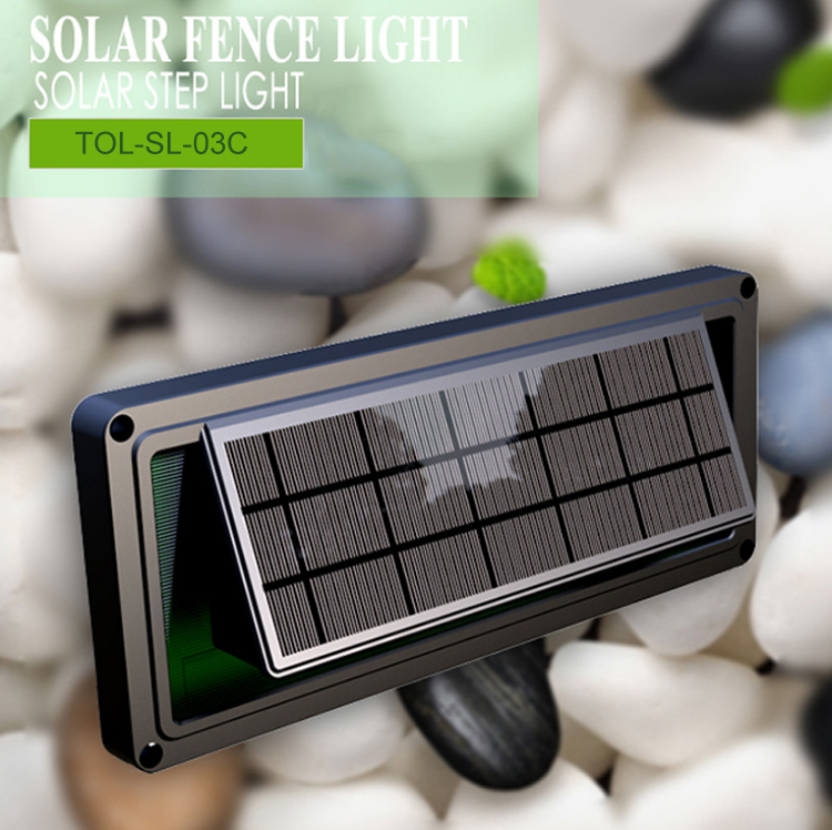 High Lumen Solar Power Aluminum 20W Outdoor Recessed Wall Foot Step Light Solar LED Stair Light