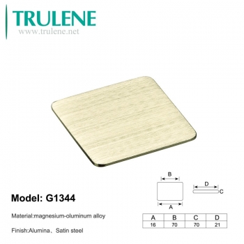 Moden Design Door Cabinet Drawer Dresser Wardrobe Handle Aluminium Stainless Steel Series