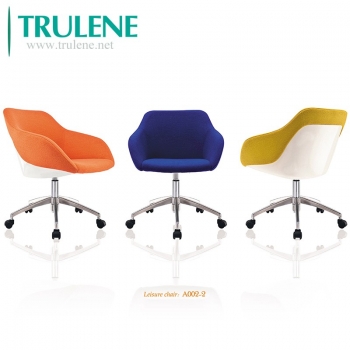 Hot Sales Leisure Coffee Shop Rest Metal Fabric Chair