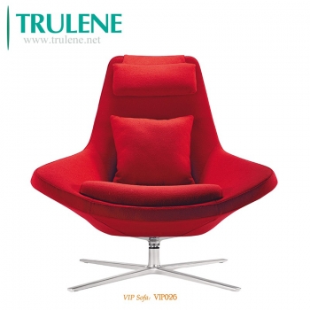 Living Room Accent Armchair, Modern Leisure Chair Club Chair with Strong Steel Legs for Bedroom