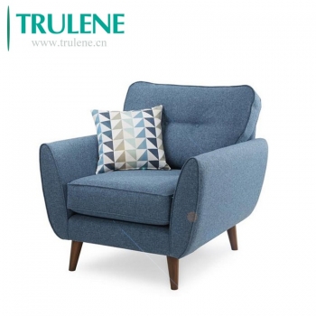 Home Furniture Chesterfield Blue Modern Design Sectional Fabric Sofa set