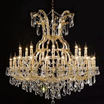 Luxury Modern hotel living home pendant light crystal chandelier