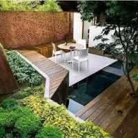 Another style and feeling - sinking courtyard