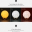 16 colors RGB Remote control romantic 3D print LED luminous full moon light decorative lamp night light