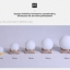 16 colors RGB Remote control romantic 3D print LED luminous full moon light decorative lamp night light