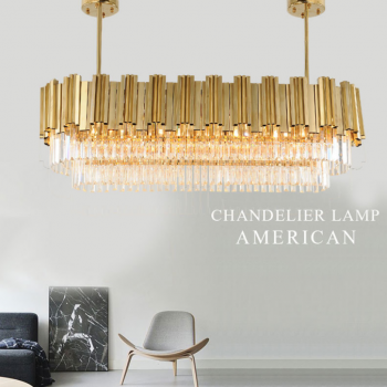 Customized Hotel Restaurant lobby ceiling decoration light Stainless steel Rectangle Superior K9 Chandelier Crystal