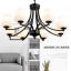 Elegant modern ceiling hanging E27 dining room bedroom lighting chandelier de table classic