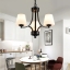 Elegant modern ceiling hanging E27 dining room bedroom lighting chandelier de table classic