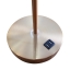 Modern table lamp round PMMA ball golden metal base LED bed side standing table light decorative for living room study