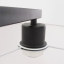 Hotel contemporary fabric shade table lamp wireless charging USB port indoor lighting lamps metal table lamps