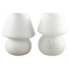 Mushroom lamp with glass material use for indoor night light mushroom table lamps decoration lighting