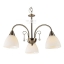 Decorative Ceiling E27 3/5/8 Lights lobby white brush golden glass shade brass living room chandelier