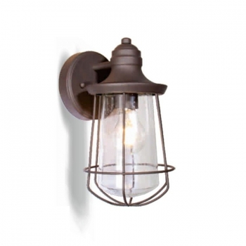 China factory wholesale American style loft antique brass outdoor wall lamp industrial vintage