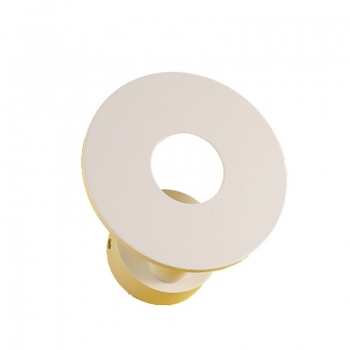 Indoor decorative modern white round fancy hotel bedroom led up down wall light