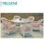 Garden Furniture Wicker Rattan outdoor Dining Setting Table and Chairs
