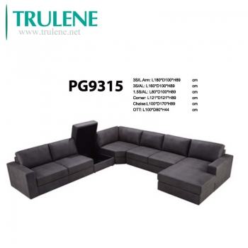 Hot Sales Leather Sofa with More Function Livingroom Products