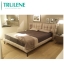 Solid Wood Frame Bedroom Furniture European Style Bed