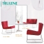 Reception Room Accent Furniture Armchair, Modern Leisure Club Chair with Strong Steel Legs for Bedroom