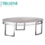 Restaurant coffee table marble top coffee table modern design table with stainless steel frame