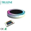 Hot sale Remote control waterproof solar powered led pool light rgb for swimming pool courtyard