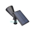 Outdoor Lighting Adjustable lamp angle ABS black solar powered led lawn lamp for garden park
