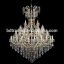 New Product High Quality K9 Crystal gold Murano Glass Pendant Light Chandelier