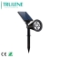Outdoor Lighting Adjustable lamp angle ABS black solar powered led lawn lamp for garden park