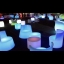 Factory sale Bright leds 16 color battery operated LED Chair&Table LED Furniture for bar and night club