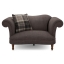 TL-2B110 retro luxury sofa good quality single sofa 2 seat 3 seat brown fabric sofa set furniture armchair sofa