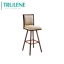 Hot sale design fabric leather seat wooden stool high bar chair for bar table kitchen