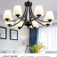 Elegant modern ceiling hanging E27 dining room bedroom lighting chandelier de table classic