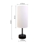 2020 hot sale table lamp for bedroom with USB port table lamps & reading lamps for hotel apartment project