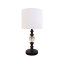 New design modern black crystal table lamp metal crystal table lamp for hotel bedroom nightstand desk lamp