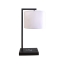 Hotel contemporary fabric shade table lamp wireless charging USB port indoor lighting lamps metal table lamps