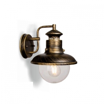 Garden decorative antique outdoor brass glass ball wall light with CE RoHS