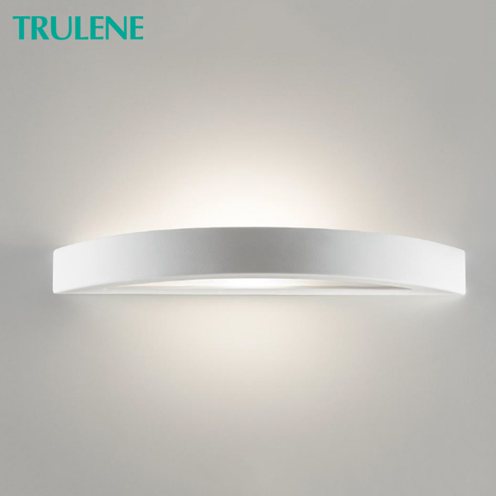 China factory wholesale customized bluetooth modern decorative minimal wall lighting led gypsum lamp